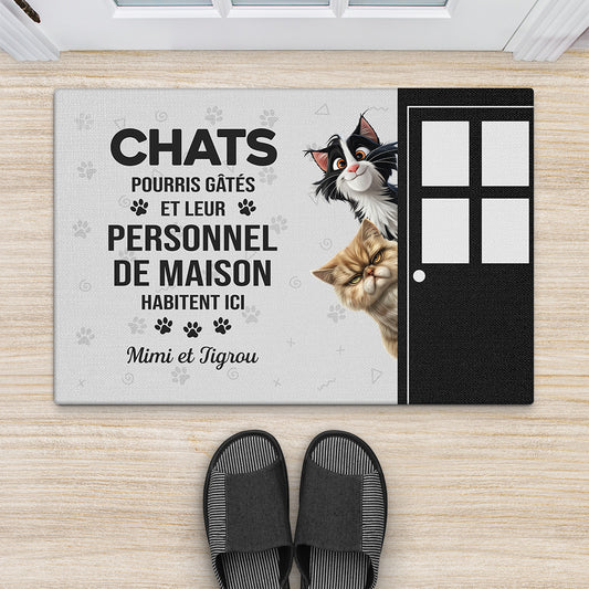 5870DFR2 paillasson personnalise le chat gate pourri habite ici 5870d8ztd_6c0bb9f6 94ed 4e0d bb16 fc09a8feddb7
