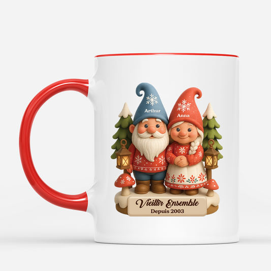 5953MFR2 mug personnalise couple vieillir ensemble 5953m