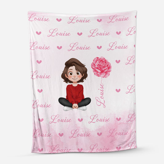 6135BFR1 plaid personnalise pour femme et homme cest mon plaid 6135b3tna