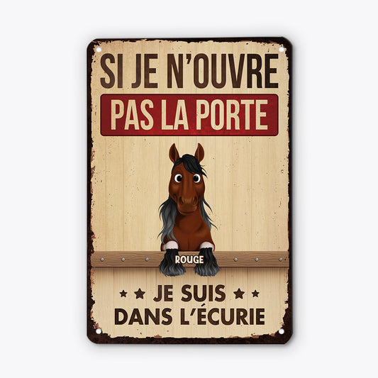 6163EFR2 plaque en metal personnalisee avec cheval nous sommes dans l_ecurie 6163e8qzu_e6e72443 4a80 4623 baa2 c9a437f9c7ef