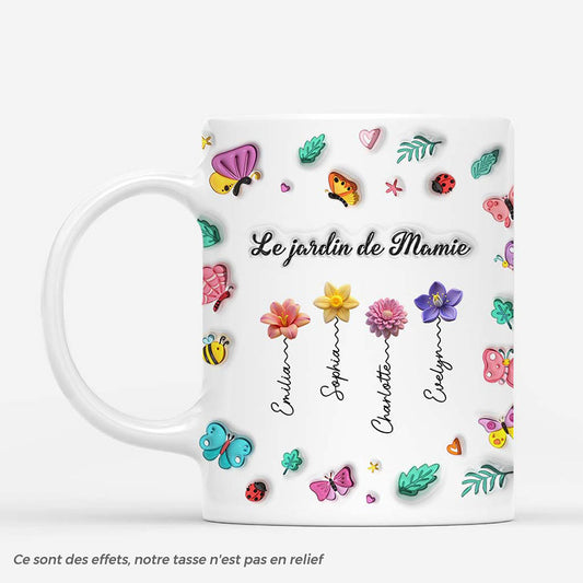 6197MFR1 effet dimpression 3d mug personnalise le jardin de mamie maman avec fleur 6197m8vaa_fffc96cc d682 4725 870a 920d39ccb92f