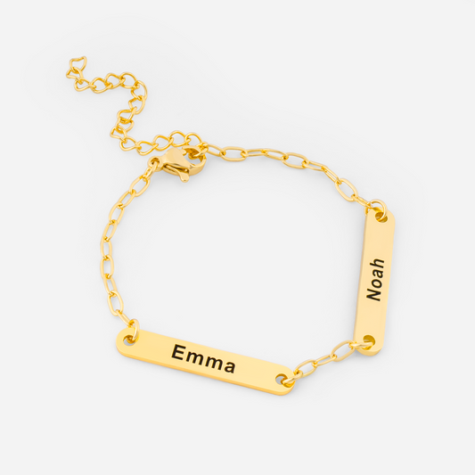 6361JFR1 bracelet personnalise femmehomme tous les personnes que jaime 6361j0q5a