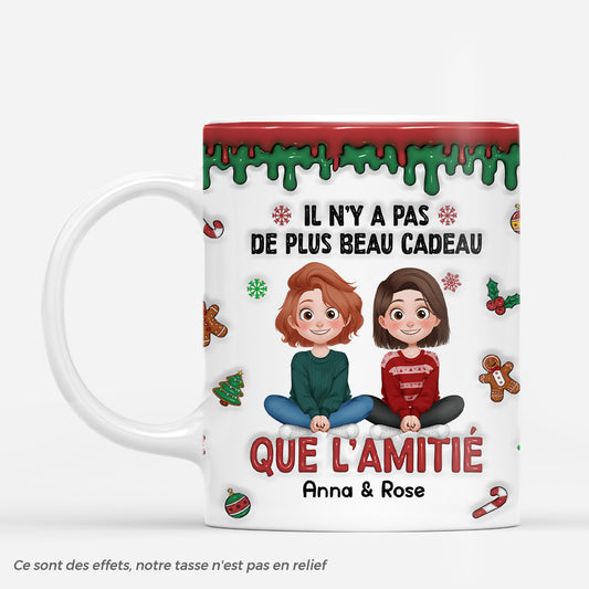 6371MFR1 effet dimpression 3d mug noel personnalise amis beau cadeau comme l_amitie 6371mtqmf