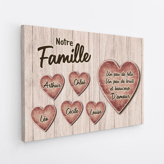 6413CFR2 toile personnalisee notre famille avec coeur 6413c6tai_3b1a635b 5ae0 493e 916c f16bb91a2ba6