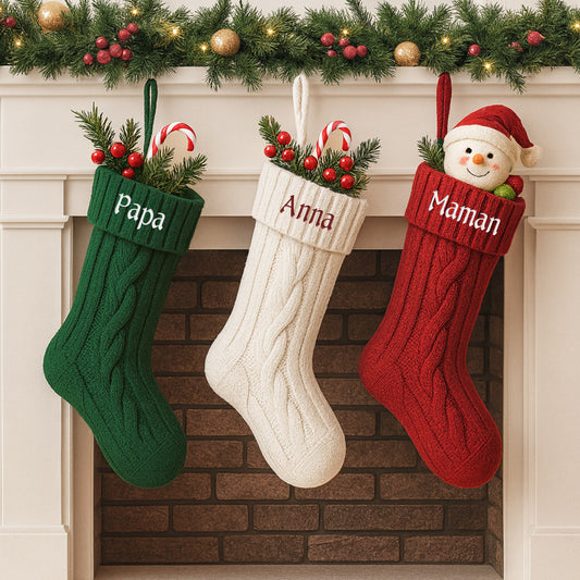 6436JFR2 chaussette de noel personnalisee a suspendre notre famille 6436j0b5k