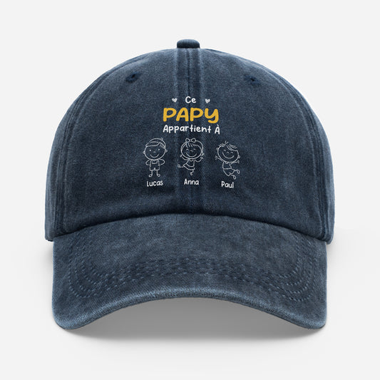 6537AFR1 cette mamie ce papy appartient a casquette delavee_ personnalisee dessin 6537ajtptb_69b8e2ad 5fec 4b2b 8536 32b328512eea