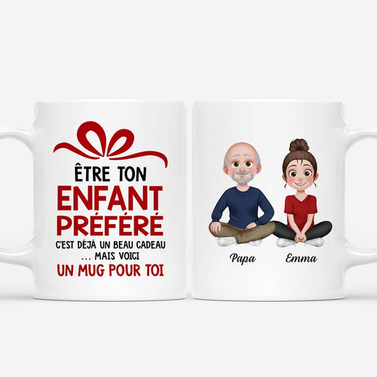6558MFR1 mug personnalise pour maman papa voici un mug pour toi 6558m6taa