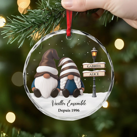 6594OFR2 effet dimpression 3d ornement de noel en verre personnalise couple vieillir ensemble gnome 6594otq5g_61162d1b 3523 4d84 b1a6 ca474130c4c0