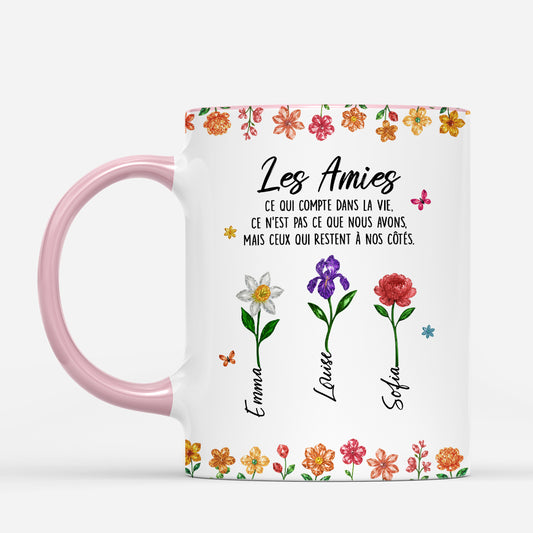 6742MFR2 mug personnalise pour soeur et amis ceux qui restent a nos cotes 6742m6tza