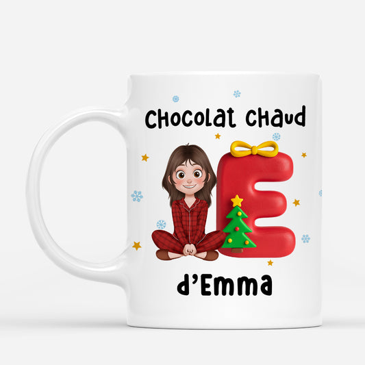 6806MFR1 mug personnalise avec prenom pour femmehomme mon chocolat chaud 6806m8taa