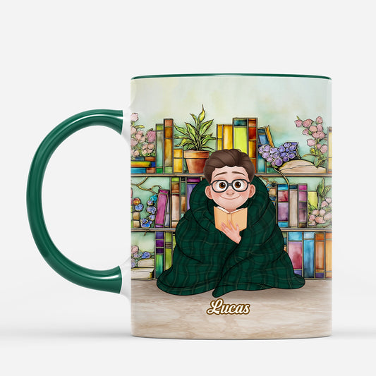 6936MFR2 effet dimpression 3d mug personnalise pour femmehomme chut cet homme lit ses livres 6936m8twb