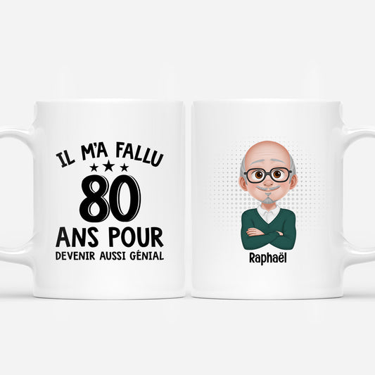 6960MFR1 mug personnalise avec photo pour femmehomme 80 ans pour devenir aussi genial 6960m3zmb_bcfde5f3 5805 4381 b385 d7be3d749b4f