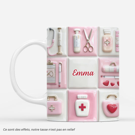 7115MFR1 mug personnalise devenir docteurinfirmiere 7115m6lan