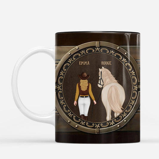 7191MFR2 effet dimpression 3d mug personnalise la vie est meilleure avec les chevaux 7191m6tau
