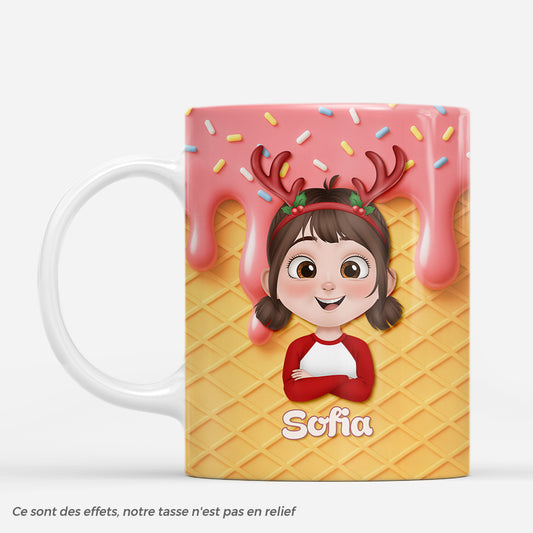 7195MFR1 effet dimpression 3d mug personnalise enfant pour ellelui gaufres de noel 7195m6lnk