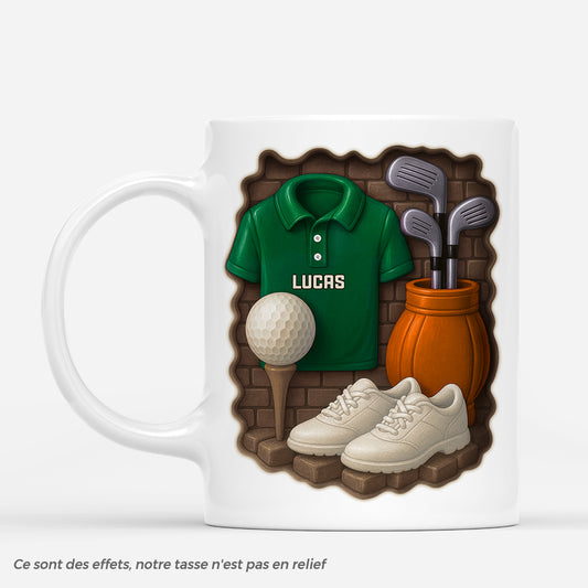 7226MFR1 effet dimpression 3d mug personnalise pour femmehomme cadeau pour golfeur 7226mthnb