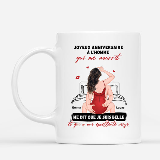 7233MFR1 mug personnalise couple joyeux anniversaire a mon hommefemme 7233mktwg