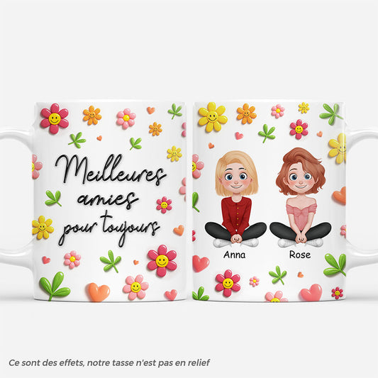 7398MFR1 effet dimpression 3d mug personnalise meilleure amie et soeur toi et moi pour toujours 7398m8ltf_1