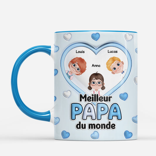 7440MFR2 effet dimpression 3d mug personnalise merci meilleure maman papa 7440m3pwa