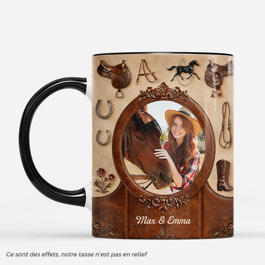 7442MFR1 effet dimpression 3d mug photo personnalisee_ mon cheval 7442m3lzu