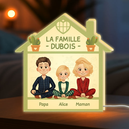 7805LFR1 notre jolie famille lightbox personnalisable 7805l8vni