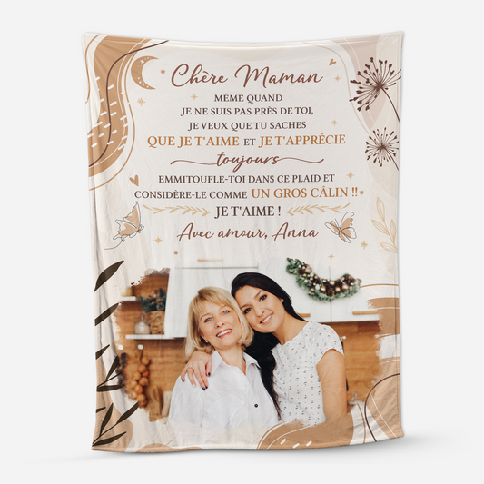 7807BFR1 maman papa je taime toujours plaid personnalise photo 7807b3eza