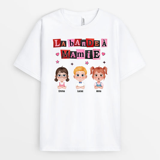 7811AFR1 la bande a papy mamie t shirt personnalise style collage 7811a8pwb