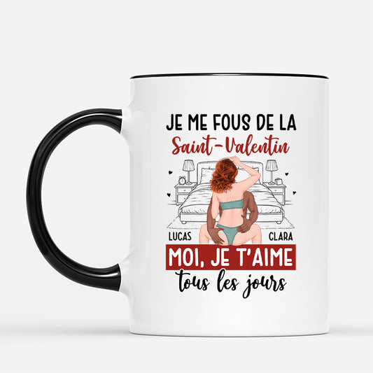 7851MFR2 mug personnalisable couple pour saint valentin je taime tous les jours 7851m3tmg