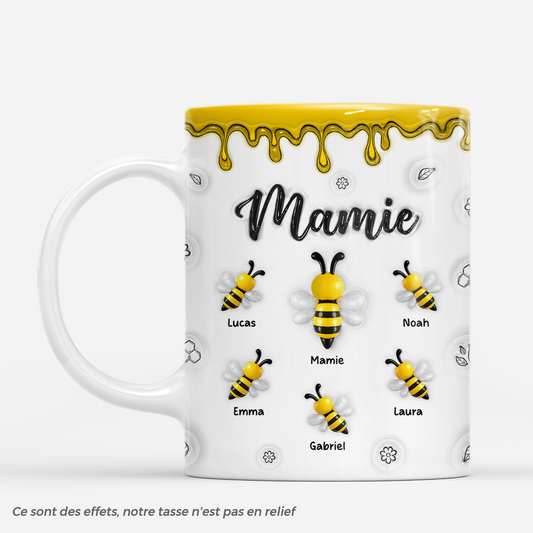 7865MFR1 effet dimpression 3d cadeau fete des grands meres mug personnalise mamie maman douce 7865m8fma