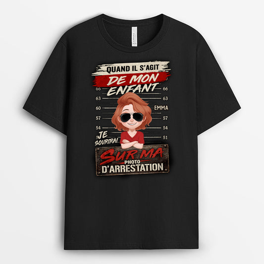 7868AFR1 quand il s_agit de mon enfant t shirt personnalise papa maman 7868asqma
