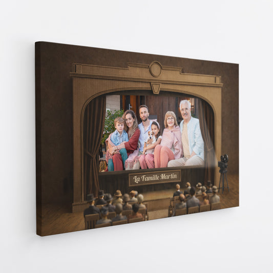 7920CFR2 effet dimpression 3d souvenir avec papa maman toile personnalisee famille 7920csqci