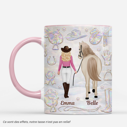 7954MFR1 effet dimpression 3d un amour unique mug personnalise cheval pour femmehomme 7954m8fcu