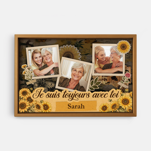 8068CFR1 effet dimpression 3d jamais oublie toile avec photo personnalisee commemorative femmehomme 8068c3fwa