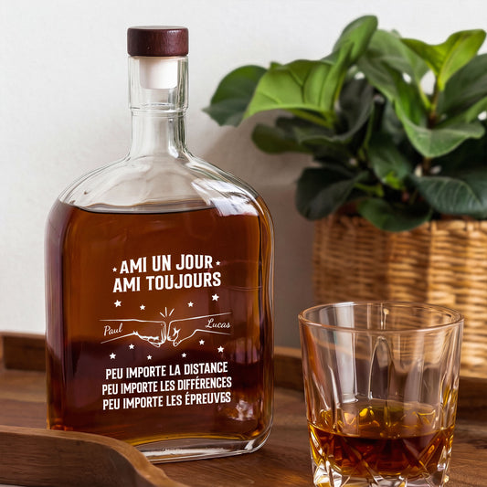 8173AFR1 ami et frere pour toujours bouteille de whisky personnalisable 8173ai6vzb_2