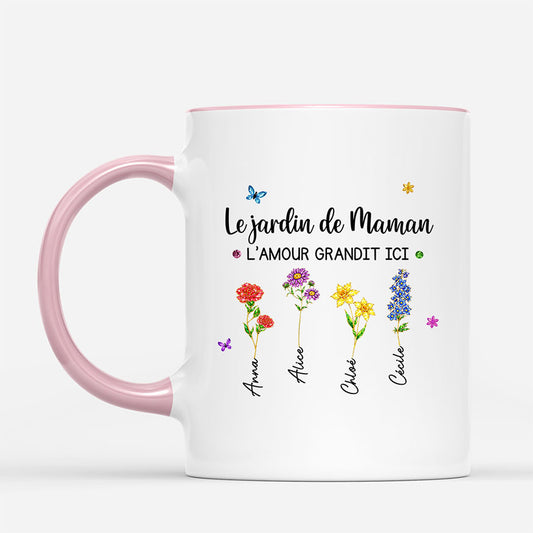 8181MFR2 le jardin de mamie tasse personnalise mamie maman 8181m8v5a
