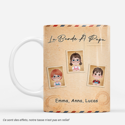 8191MFR1 effet dimpression 3d la bande a papa maman mug personnalisable papa dessin 8191mtxcb