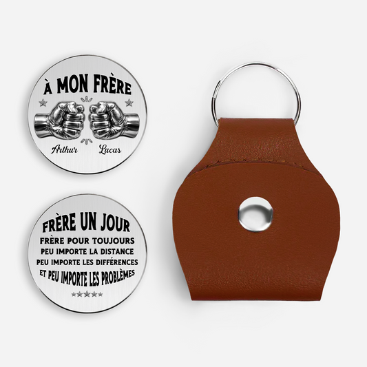 8268AFR1 effet dimpression 3d cadeau ami homme frere pour toujours calin de poche personnalise 8268aj6fhb