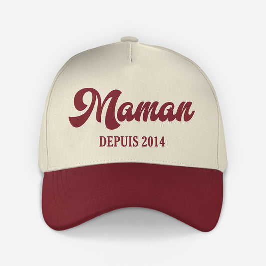 8286JFR2 effet dimpression 3d maman papa depuis casquette personnalisee papa 8286jsqzb