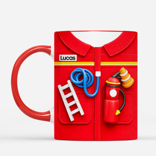 8294MFR2 effet dimpression 3d cadeau pompier original_ mug personnalise homme 8294mcpcb