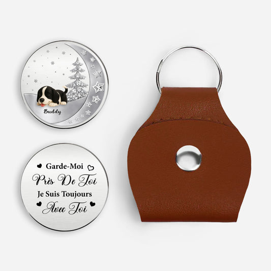 8297AFR1 garde moi pres de toi calin de poche personnalise_ avec chien photo commemorative 8297aj8vcc_1