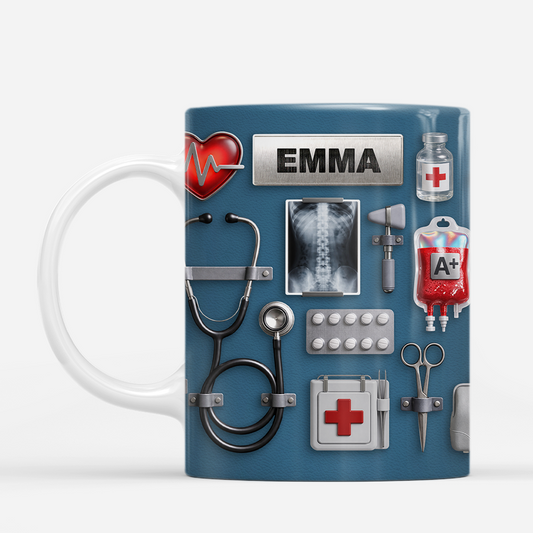 8364MFR2 effet dimpression 3d cadeau pour un docteur mug personnalise 8364m6fwa