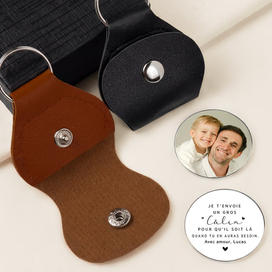 8406AFR2 un gros calin pour toi calin de poche personnalise maman papa avec photo 8406aj8pta