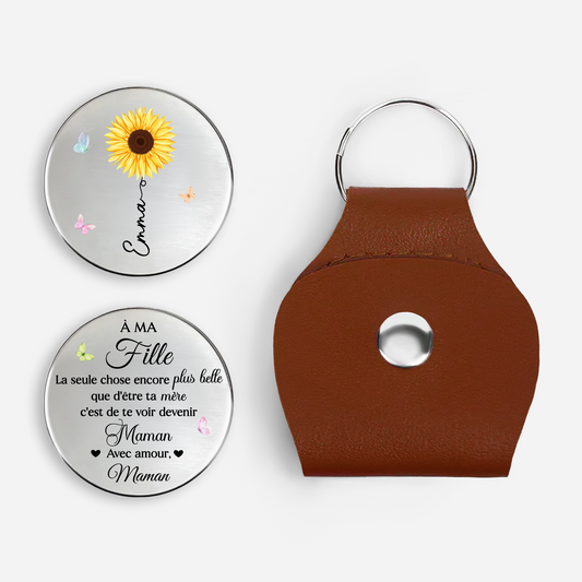 8438AFR2 te voir devenir maman calin de poche personnalise avec fleur 8438ajnmaa