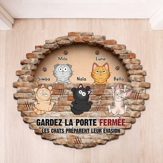 8567AFR1 effet dimpression 3d paillasson personnalise chat a forme decoupee chat prepare son evasion 8567adsmd_dc34ede9 678e 4280 8bae 9bdebee8a946