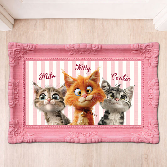 8596AFR1 effet dimpression 3d paillasson chat personnalise a forme originale photo de mon chat 8596adckld