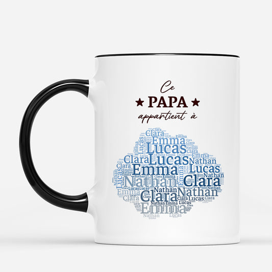 8643MFR2 ce papa cette maman appartient a mug personnalise avec prenom en coeur 8643m6p5a