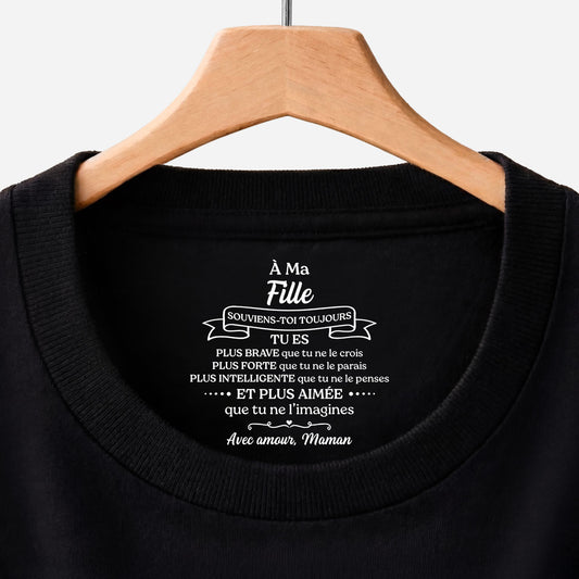 8956AFR1 fille fils plus aime que tu ne l_imagines tee shirt personnalise noir avec texte a l_interieur du col femmehomme 8956aaavla_1