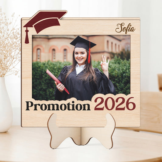 8983QFR2 plaque en bois personnalisable avec photo cadeau pour diplome universitaire_ 8983qadcs
