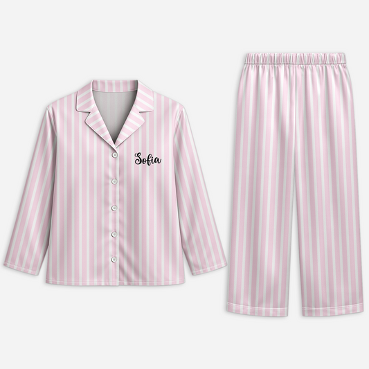 9056VFR1 cadeau pour femme et homme pyjama adulte personnalise avec prenom 9056v6fwa