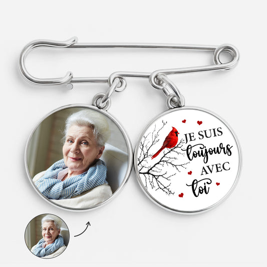 9063AFR1 broche personnalisee avec photo commemorative toujours avec toi cadeau felicitation diplome_ 9063aj6dma